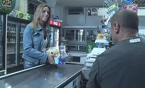 Rushed Blowjob in Grocery Store